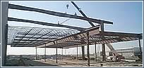 Steel Frame work at  CINL's 143,000 Spec Building in Apodaca, N.L.